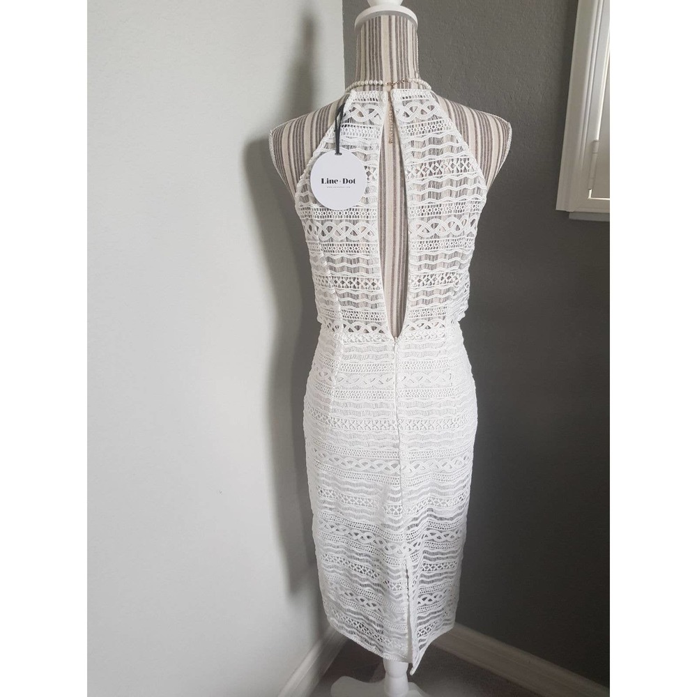 Revolve line & dot crochet Halter dress